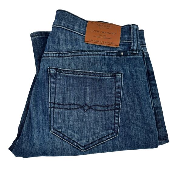 Lucky Brand Jeans Mens 30x32 (31x31 ACTUAL) 121 Slim Blue Denim Stretch - Picture 1 of 11